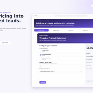 QuotePilot – WordPress Cost Calculator